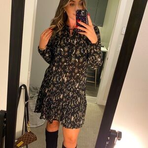 Mango mini dress size 10 floral print